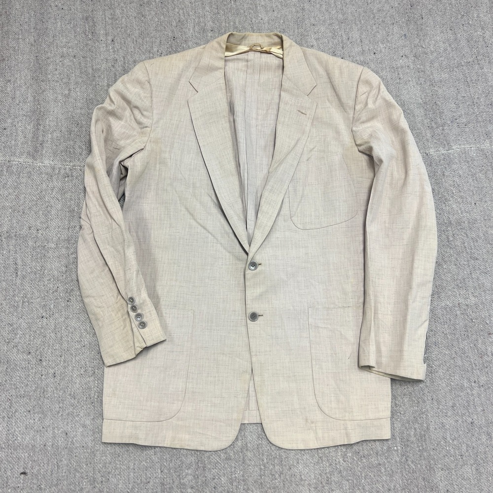 Vintage Northcool Genuine Blazer‎ Mens Medium White 1950s